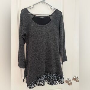 Unique tunic sweater